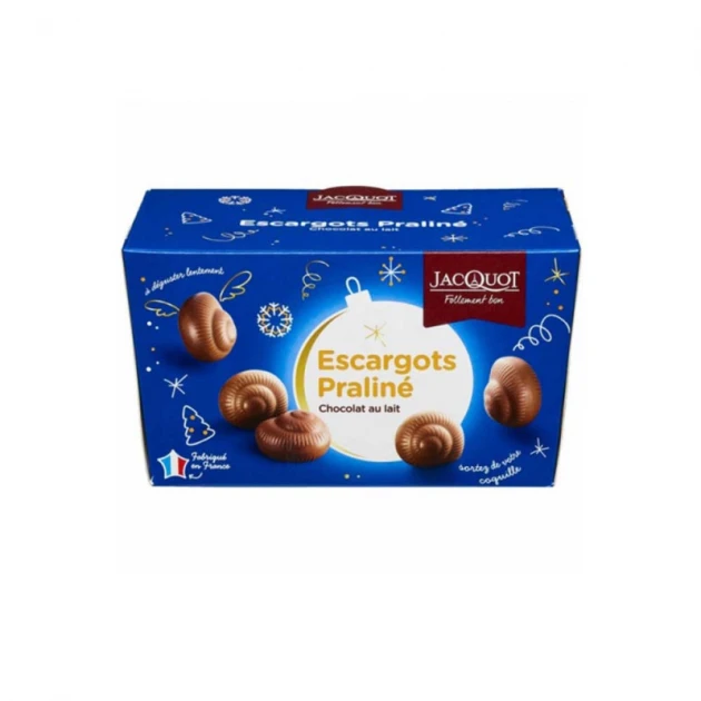 Ballotin Escargot Chocolat au Lait Praliné 250 g Jacquot 1 Ballotin Escargot Chocolat au Lait Praliné 250 g Jacquot