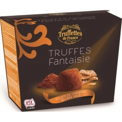 Ballotin Truffes Fantaisie Caramel Beurre Salé 200 g Truffettes de France