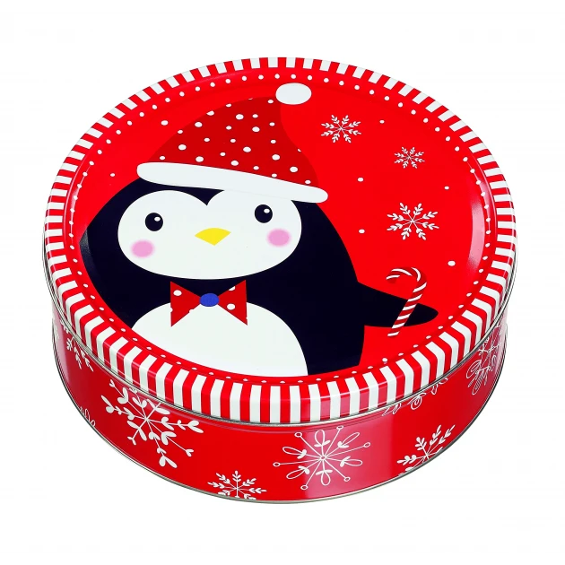 Boîte en Métal Rouge Biscuit de Noël 400 g Hamlet 2 Boîte en Métal Rouge Biscuit de Noël 400 g Hamlet – Image 2