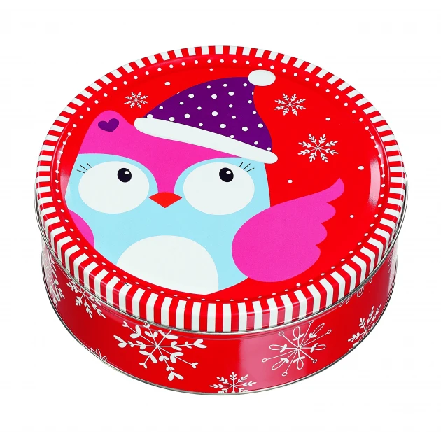 Boîte en Métal Rouge Biscuit de Noël 400 g Hamlet 3 Boîte en Métal Rouge Biscuit de Noël 400 g Hamlet – Image 3