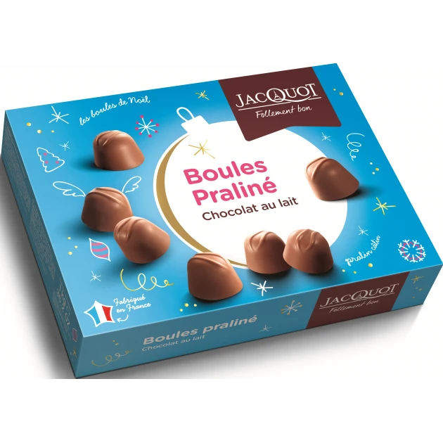 Boules Praliné Chocolat au Lait 1 kg Jacquot 1 Boules Praliné Chocolat au Lait 1 kg Jacquot