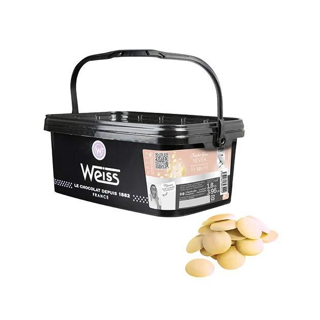 Chocolat Blanc 29% Névéa 1,8kg Weiss 3 Chocolat Blanc 29% Névéa 1,8kg Weiss – Image 3