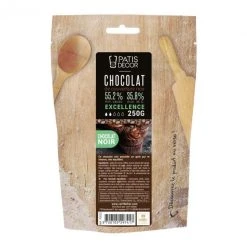 Chocolat de Couverture Noir Excellence 55% 250 g Patisdécor