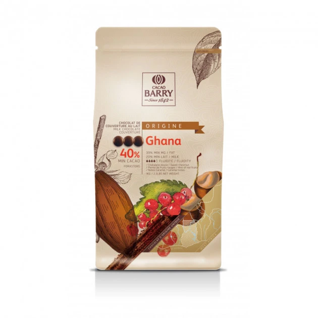Chocolat lait origine Ghana 40,5% 1 kg 3 Chocolat lait origine Ghana 40,5% 1 kg – Image 3