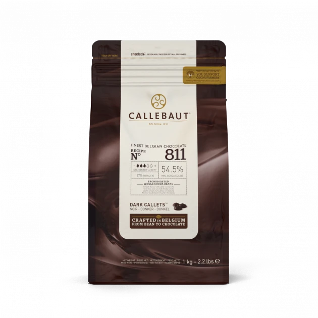 Chocolat Noir 54,5% N°811 1kg Callebaut 1 Chocolat Noir 54,5% N°811 1kg Callebaut