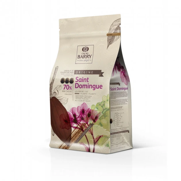 Chocolat noir origine Saint-Domingue 70% 1 kg 1 Chocolat noir origine Saint-Domingue 70% 1 kg