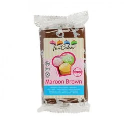 DLUO Dépassée Pâte à Sucre Marron 250g Funcakes