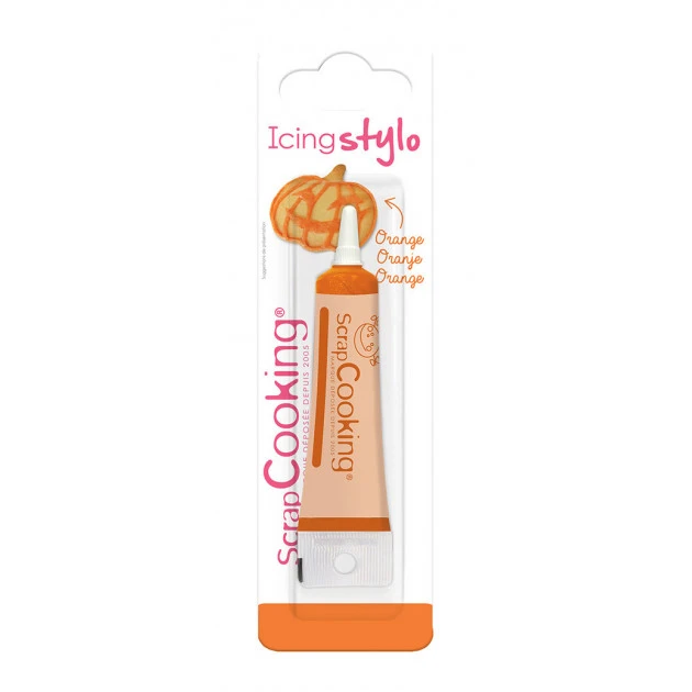DLUO Dépassée Stylo Glaçage Orange 20g Scrapcooking 1 DLUO Dépassée Stylo Glaçage Orange 20g Scrapcooking