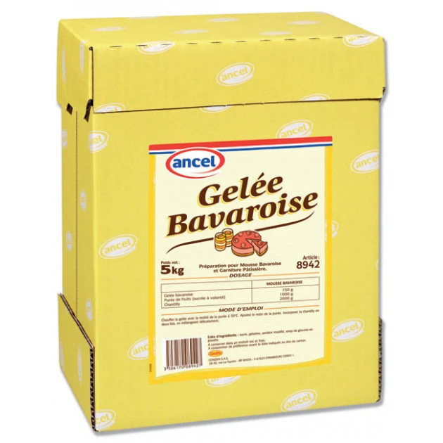 Gelée bavaroise Ancel 5 kg 1 Gelée bavaroise Ancel 5 kg