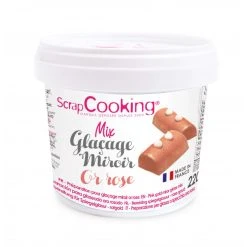 Glaçage Miroir Or Rose 220 g Scrapcooking