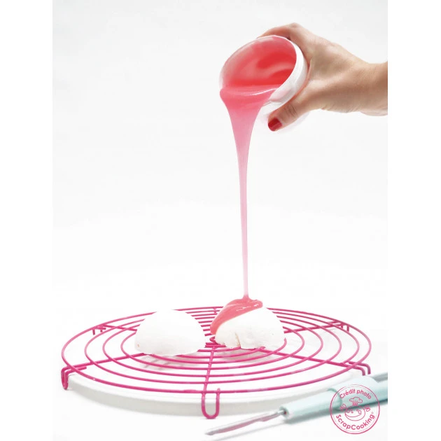 Glaçage Miroir Rose 300 g Scrapcooking 2 Glaçage Miroir Rose 300 g Scrapcooking – Image 2