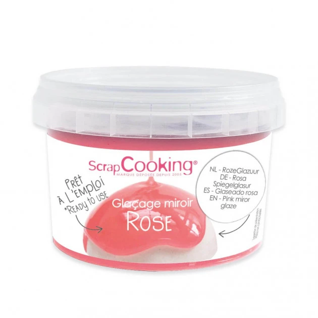 Glaçage Miroir Rose 300 g Scrapcooking 1 Glaçage Miroir Rose 300 g Scrapcooking