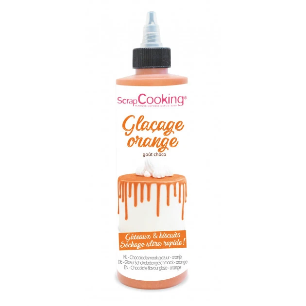 Glaçage Orange Goût Chocolat 130 g Scrapcooking 1 Glaçage Orange Goût Chocolat 130 g Scrapcooking