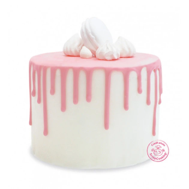 Glaçage Rose goût Chocolat 130 g Scrapcooking 2 Glaçage Rose goût Chocolat 130 g Scrapcooking – Image 2