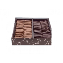 Orangettes au Chocolat au Lait et Chocolat Noir 2 kg Nomaer