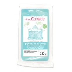 Pâte à Sucre Bleu Clair 250 g ScrapCooking