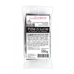 Pâte à Sucre Noir 100 g Scrapcooking