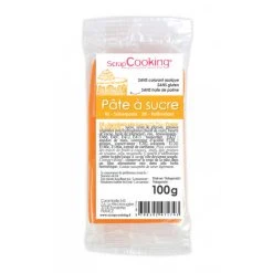 Pâte à Sucre Orange 100 g Scrapcooking
