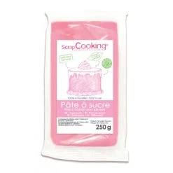 Pâte à Sucre Rose Pastel 250 g ScrapCooking