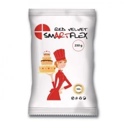 Pâte à Sucre Rouge Red Velvet 250g Smartflex