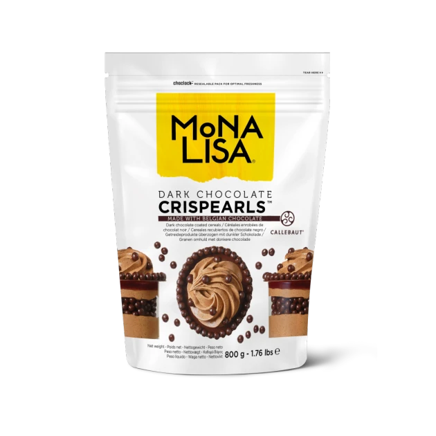 Perles enrobées de chocolat noir Crispearls 800g Mona Lisa 1 Perles enrobées de chocolat noir Crispearls 800g Mona Lisa