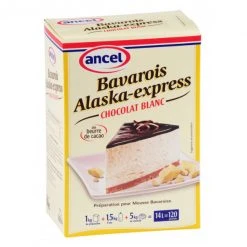 Prép. bavarois Alaska-Express Cacao blanc 1 kg