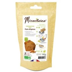 Préparation Pain d'Épice Bio 330 g Mirontaine