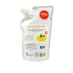 Purée de Citron Jaune 1kg Fruits Rouges & Co