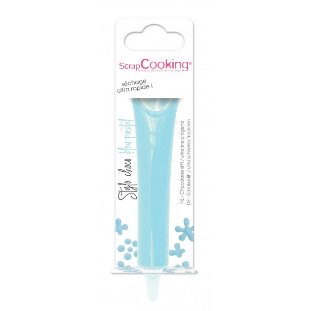 Stylo Chocolat Bleu Ciel 25 g ScrapCooking 1 Stylo Chocolat Bleu Ciel 25 g ScrapCooking