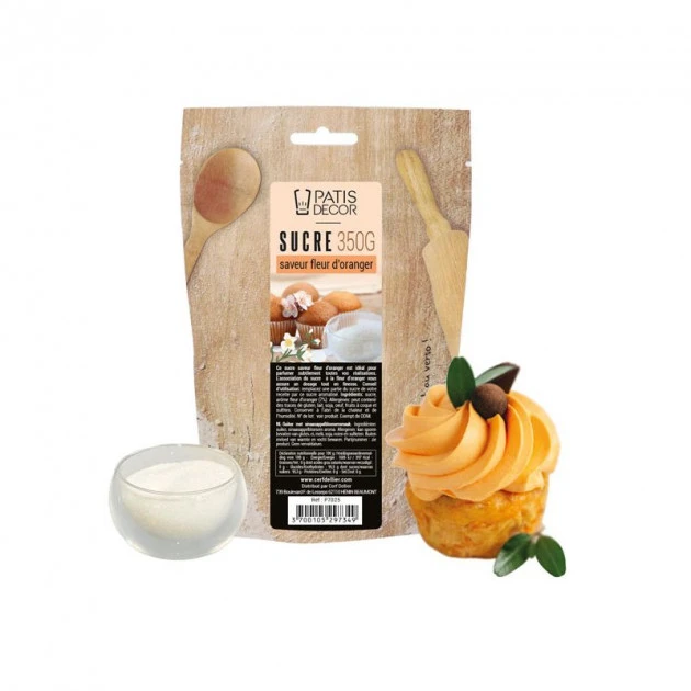 Sucre Aromatisé Fleur d'Oranger 350 g Patisdécor 1 Sucre Aromatisé Fleur d'Oranger 350 g Patisdécor