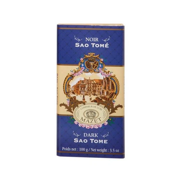 Tablette Chocolat Noir Sao Tomé Mazet 100 g 1 Tablette Chocolat Noir Sao Tomé Mazet 100 g